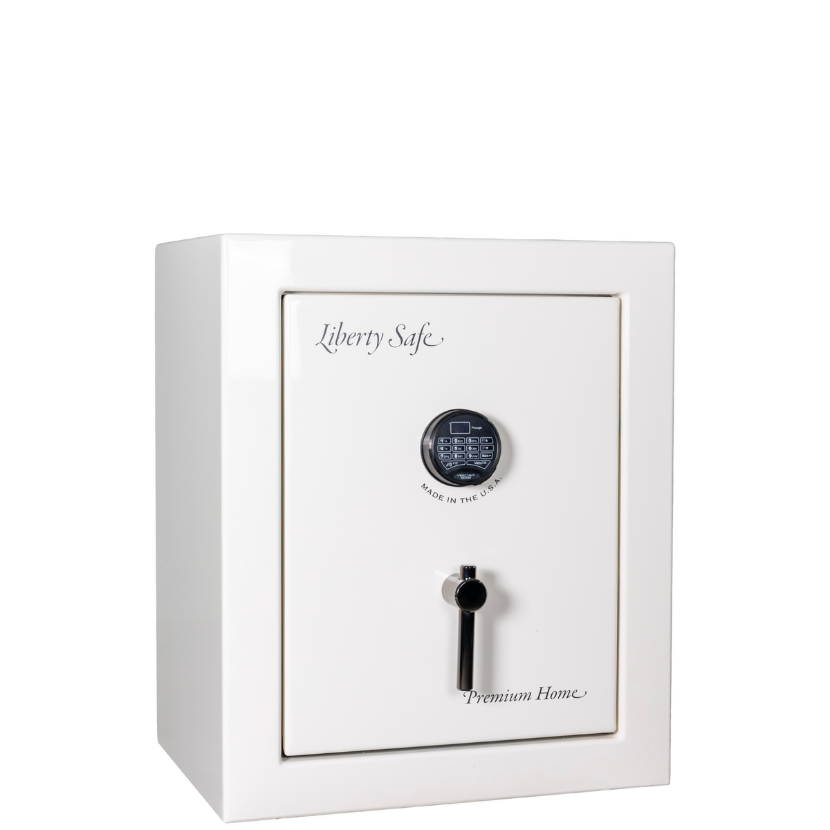Premium Home Series | Level 7 Security | 2 Hour Fire Protection | 08 | Dimensions: 29.75&quot;(H) x 24.5&quot;(W) x 19&quot;(D) | White Gloss - Closed Door
